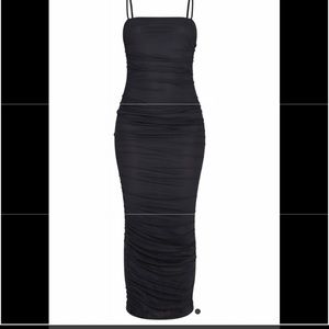 *NWT* PLT Black Rouched Dress